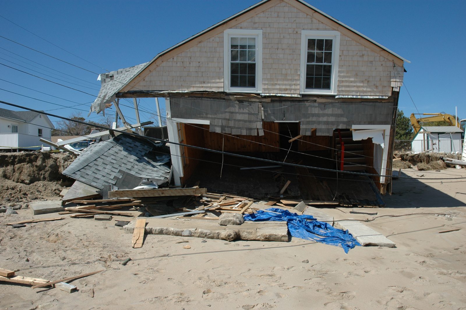 Storm damage, Saco, Maine